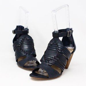 VINCE CAMUTO #35481 Navy Blue Gladiator Heel Sandals (US 8 EU 38)